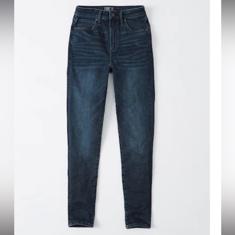Abercrombie & Fitch Curve Love High Rise Super Skinny Jeans